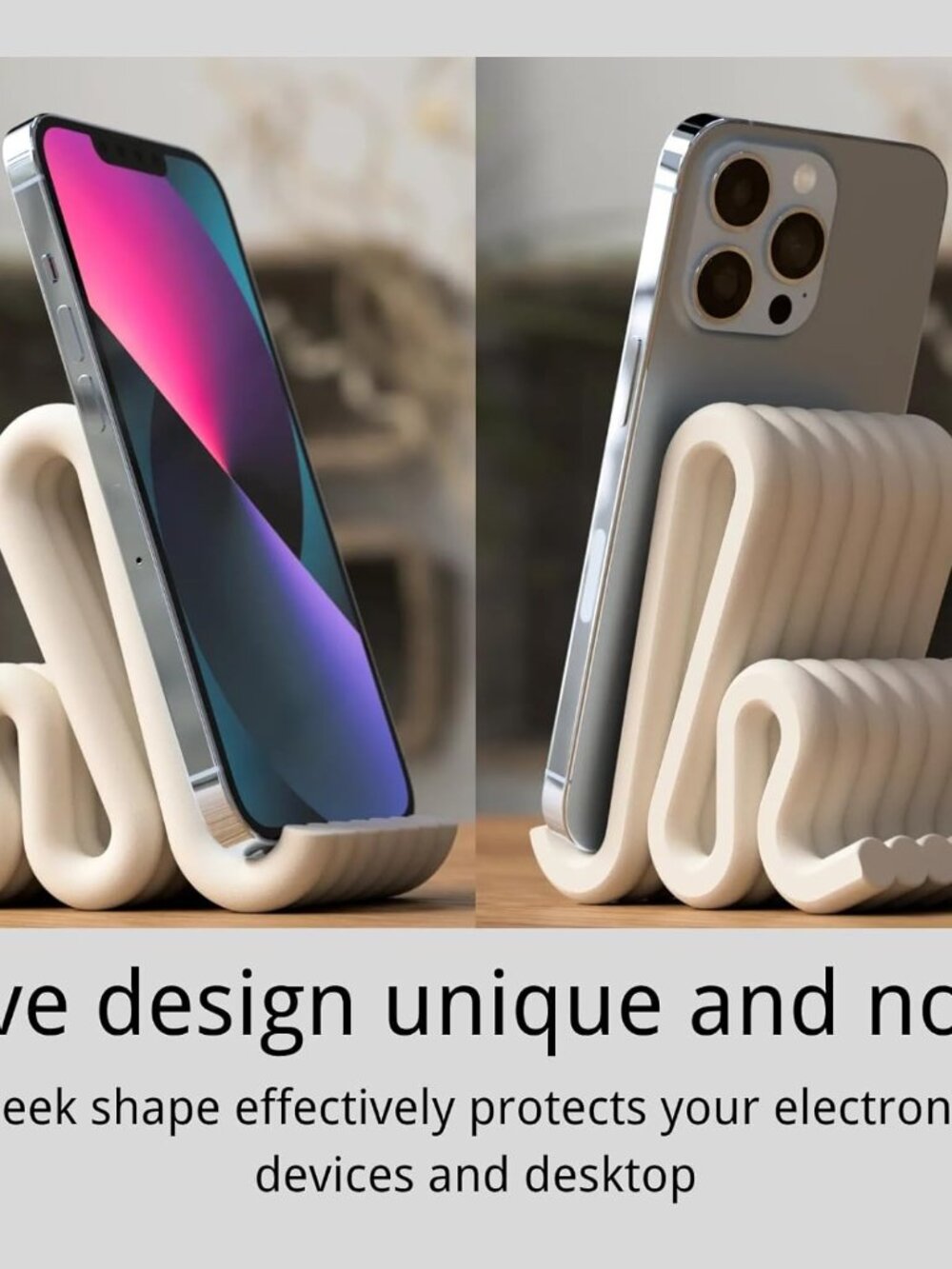 Personalized Phone Stand for Desk, Custom Novel Surfing Phone Holder for Desk, S - Picture 5 of 5